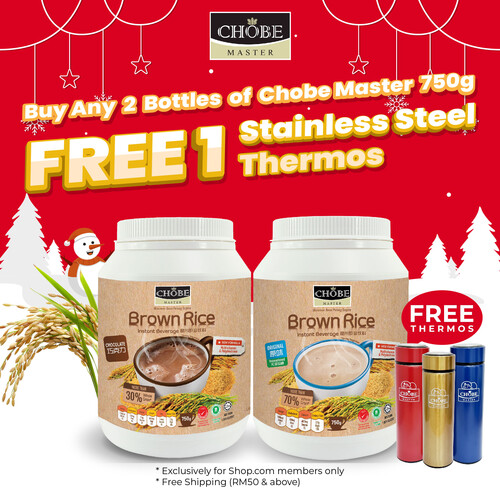 [Dec Promo] Buy Any 2 Chobe Master 750G, Get 1 Free Thermos