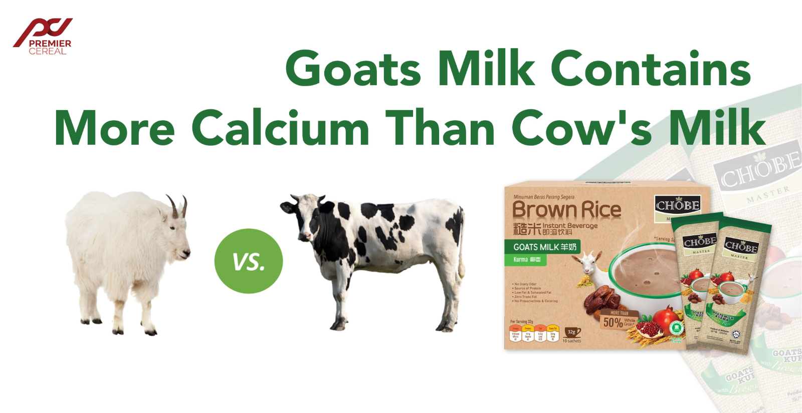 Goats Milk More Calcium Than Cow's Milk